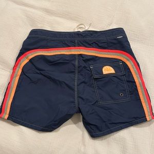 Men’s sundek navy swim trunks, size 29